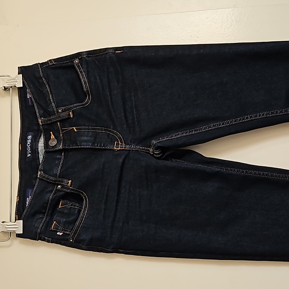 Vigoss Marley Super Skinny Jeans Mid Rise Dark Blue Wash Size W24 L29 - Picture 3 of 16